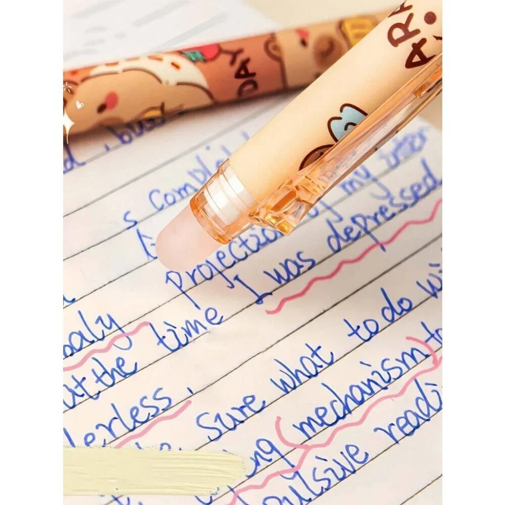 1pc/3pcs/6pcs/Box Erasable Click Pens Assorted Color And Creative Design